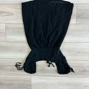 Black Strapless Dress